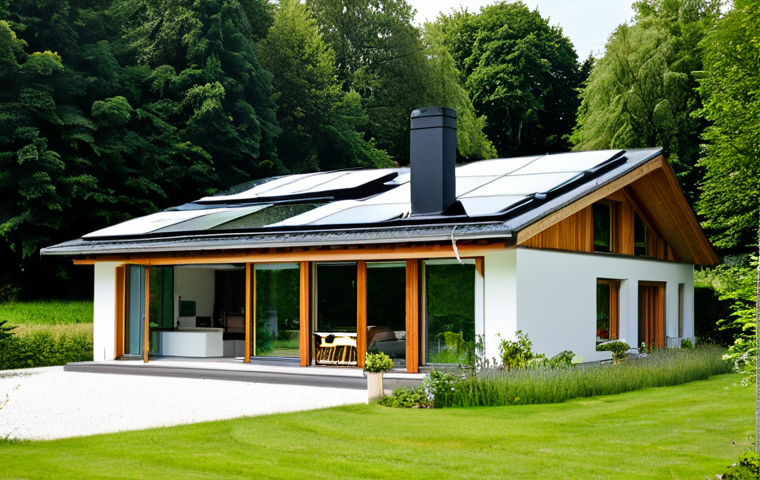 Sustainable Energy - Geothermal Focus**
"A modern, energy-efficient German family home, fully clothed people visible inside through large windows, heated by a geothermal system (visible as a discrete, modern installation in the garden), surrounded by a lush, green landscape, appropriate content, safe for work, showcasing sustainable living, professional photography, perfect anatomy, natural proportions, fully clothed, modest attire, family-friendly setting."
**
