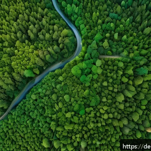환경 분석 및 예측 방법 - A high-resolution satellite image showcasing a vast German forest landscape under changing seasonal ...